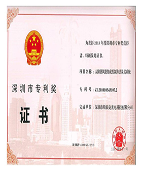 Shenzhen Patent Award, 2013